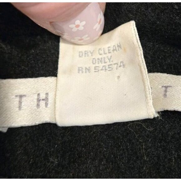 The Limited Vintage Wool Cashmere Blend Blazer Black 90s Career - Picture 8 of 8